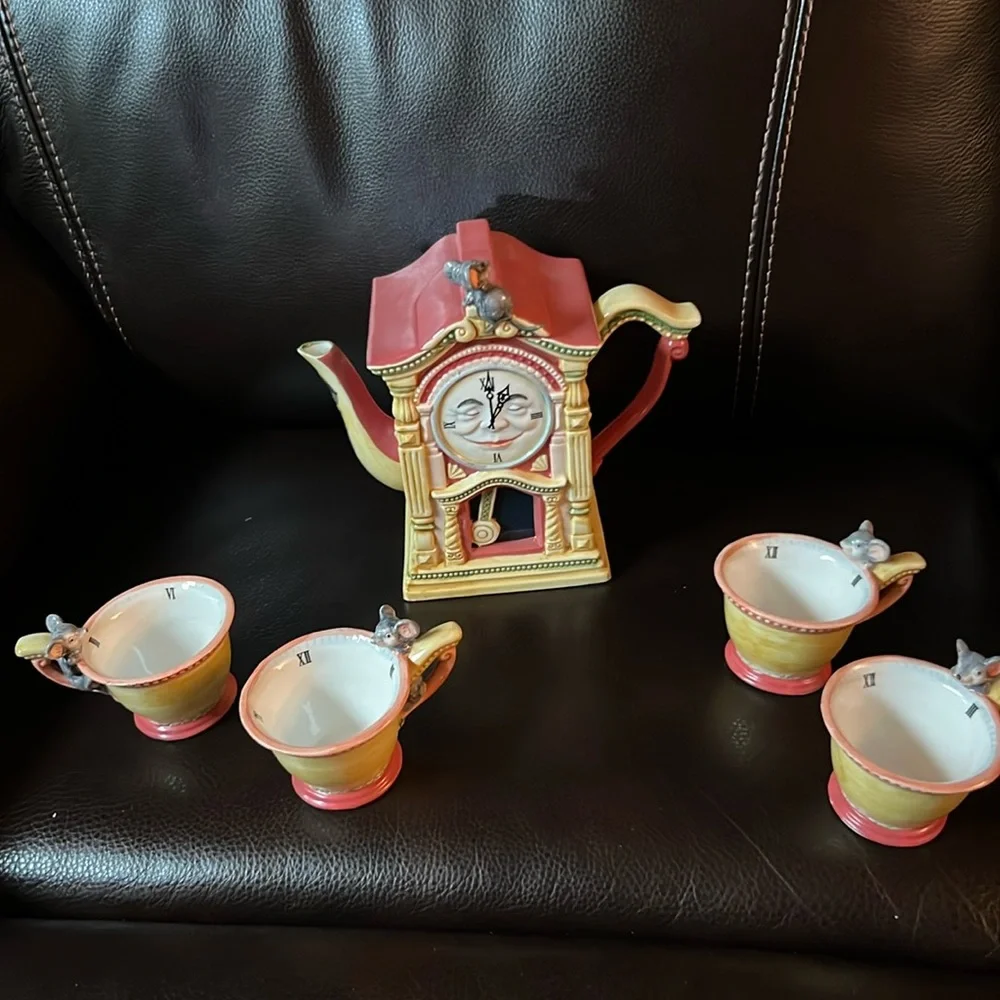 Department 56 hickory Dickies Dock tea set - Picture 1 of 14